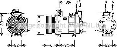 Ava Quality Cooling FD K363 - Compresseur, climatisation cwaw.fr