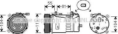 Ava Quality Cooling FD K321 - Compresseur, climatisation cwaw.fr