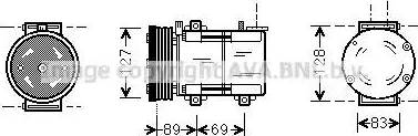 Ava Quality Cooling FD K322 - Compresseur, climatisation cwaw.fr