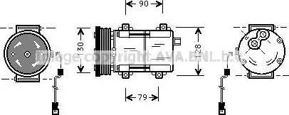 Ava Quality Cooling FD K275 - Compresseur, climatisation cwaw.fr