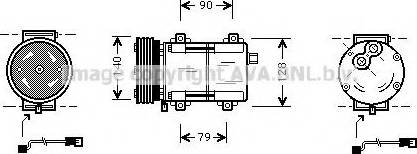 Ava Quality Cooling FDK278 - Compresseur, climatisation cwaw.fr