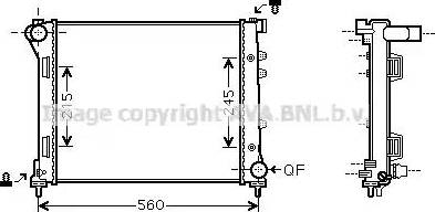 Ava Quality Cooling FT 2346 - Radiateur, refroidissement du moteur cwaw.fr