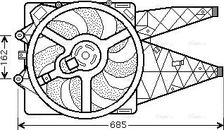 Ava Quality Cooling FT7530 - Ventilateur, refroidissement du moteur cwaw.fr