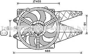 Ava Quality Cooling FT7603 - Ventilateur, refroidissement du moteur cwaw.fr