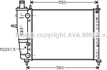 Ava Quality Cooling FTA2160 - Radiateur, refroidissement du moteur cwaw.fr