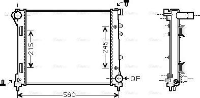 Ava Quality Cooling FTA2346 - Radiateur, refroidissement du moteur cwaw.fr