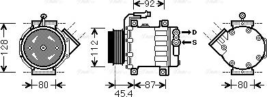 Ava Quality Cooling FT K366 - Compresseur, climatisation cwaw.fr