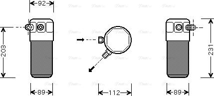 Ava Quality Cooling FTD105 - Filtre déshydratant, climatisation cwaw.fr