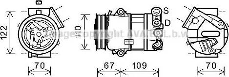 Ava Quality Cooling FTK408 - Compresseur, climatisation cwaw.fr