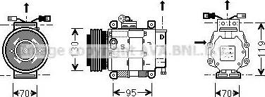 Ava Quality Cooling FT K049 - Compresseur, climatisation cwaw.fr