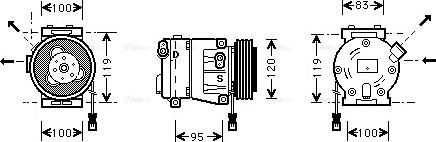 Ava Quality Cooling FT K050 - Compresseur, climatisation cwaw.fr