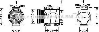 Ava Quality Cooling FT K081 - Compresseur, climatisation cwaw.fr