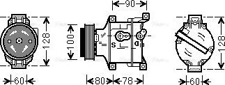 Ava Quality Cooling FT K103 - Compresseur, climatisation cwaw.fr