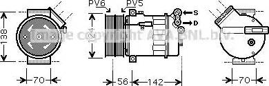 Ava Quality Cooling FTK363 - Compresseur, climatisation cwaw.fr