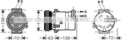 Ava Quality Cooling FT K334 - Compresseur, climatisation cwaw.fr