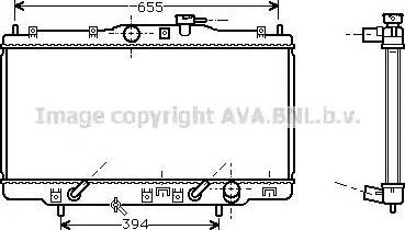 Ava Quality Cooling HD 2119 - Radiateur, refroidissement du moteur cwaw.fr