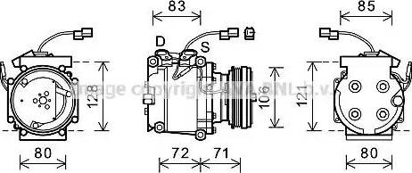 Ava Quality Cooling HDAK246 - Compresseur, climatisation cwaw.fr