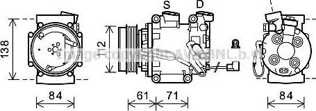 Ava Quality Cooling HDK275 - Compresseur, climatisation cwaw.fr