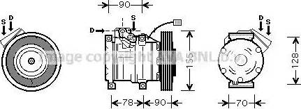 Ava Quality Cooling HD K167 - Compresseur, climatisation cwaw.fr