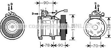 Ava Quality Cooling HD K181 - Compresseur, climatisation cwaw.fr