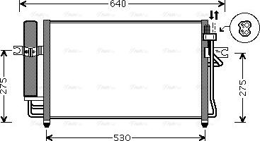 Ava Quality Cooling HY5087D - Condensateur, climatisation cwaw.fr