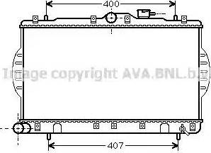 Ava Quality Cooling HY 2047 - Radiateur, refroidissement du moteur cwaw.fr