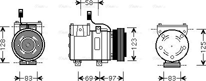 Ava Quality Cooling HYAK198 - Compresseur, climatisation cwaw.fr