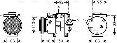 Ava Quality Cooling HYAK239 - Compresseur, climatisation cwaw.fr