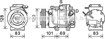 Ava Quality Cooling HYK439 - Compresseur, climatisation cwaw.fr