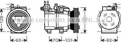 Ava Quality Cooling HY K149 - Compresseur, climatisation cwaw.fr