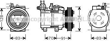 Ava Quality Cooling HYK263 - Compresseur, climatisation cwaw.fr