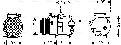 Ava Quality Cooling HY K239 - Compresseur, climatisation cwaw.fr