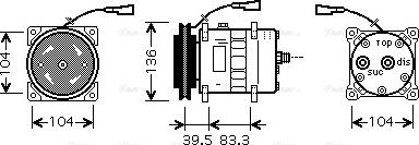 Ava Quality Cooling IVAK093 - Compresseur, climatisation cwaw.fr