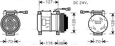 Ava Quality Cooling IVAK073 - Compresseur, climatisation cwaw.fr