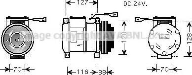 Ava Quality Cooling IV K073 - Compresseur, climatisation cwaw.fr