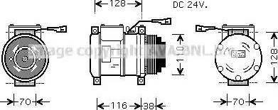 Ava Quality Cooling IV K072 - Compresseur, climatisation cwaw.fr