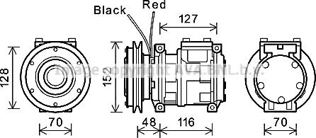 Ava Quality Cooling JDK027 - Compresseur, climatisation cwaw.fr