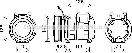 Ava Quality Cooling JDK026 - Compresseur, climatisation cwaw.fr