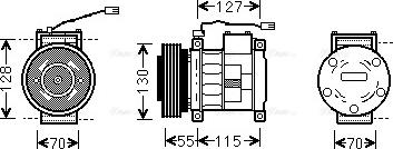 Ava Quality Cooling JEAK032 - Compresseur, climatisation cwaw.fr