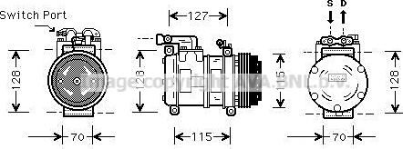 Ava Quality Cooling JRK058 - Compresseur, climatisation cwaw.fr