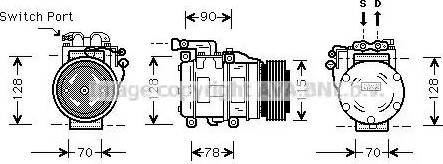 Ava Quality Cooling JR K030 - Compresseur, climatisation cwaw.fr