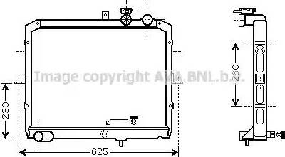 Ava Quality Cooling KA2033 - Radiateur, refroidissement du moteur cwaw.fr