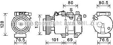 Ava Quality Cooling KAAK275 - Compresseur, climatisation cwaw.fr