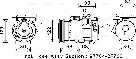 Ava Quality Cooling KAK192 - Compresseur, climatisation cwaw.fr