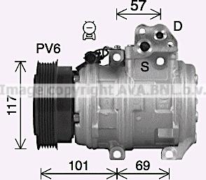 Ava Quality Cooling KAK323 - Compresseur, climatisation cwaw.fr