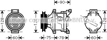 Ava Quality Cooling KBK001 - Compresseur, climatisation cwaw.fr