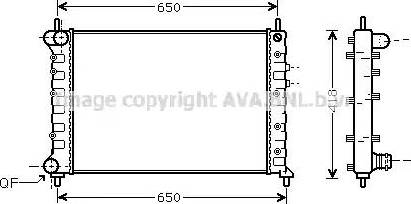 Ava Quality Cooling LC 2077 - Radiateur, refroidissement du moteur cwaw.fr