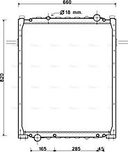 Ava Quality Cooling ME 2246 - Radiateur, refroidissement du moteur cwaw.fr