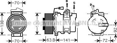 Ava Quality Cooling MEK239 - Compresseur, climatisation cwaw.fr