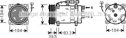 Ava Quality Cooling MNK047 - Compresseur, climatisation cwaw.fr